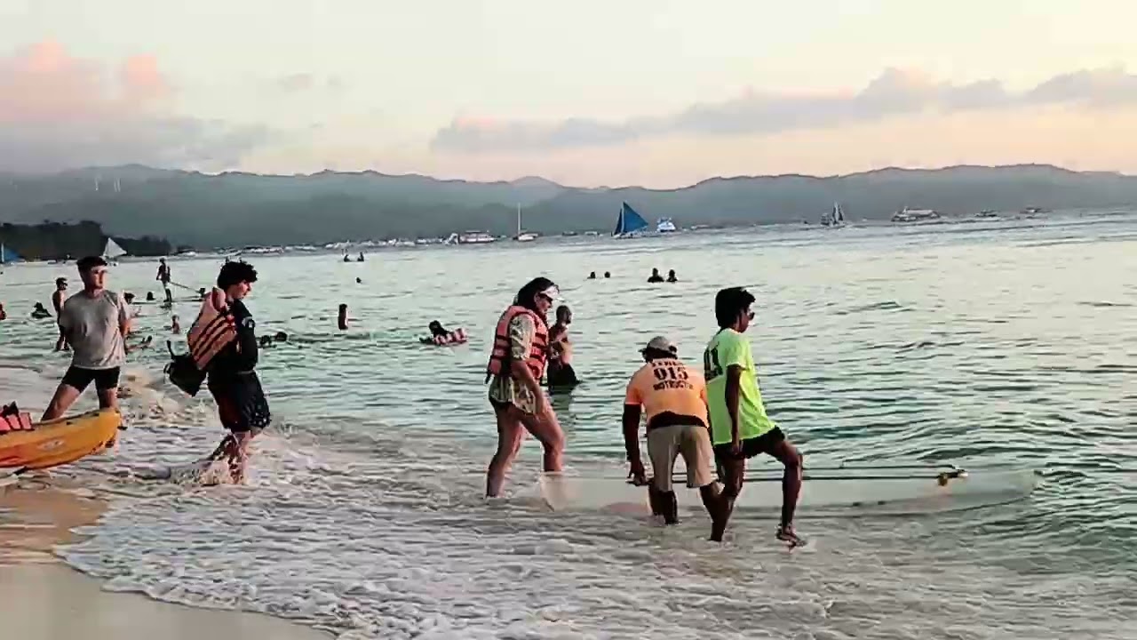 Sabay Tayo Boracay Vlog26 January 29.2026 Thursday 5:50pm afternoon view Boracay Island #beach#fy 