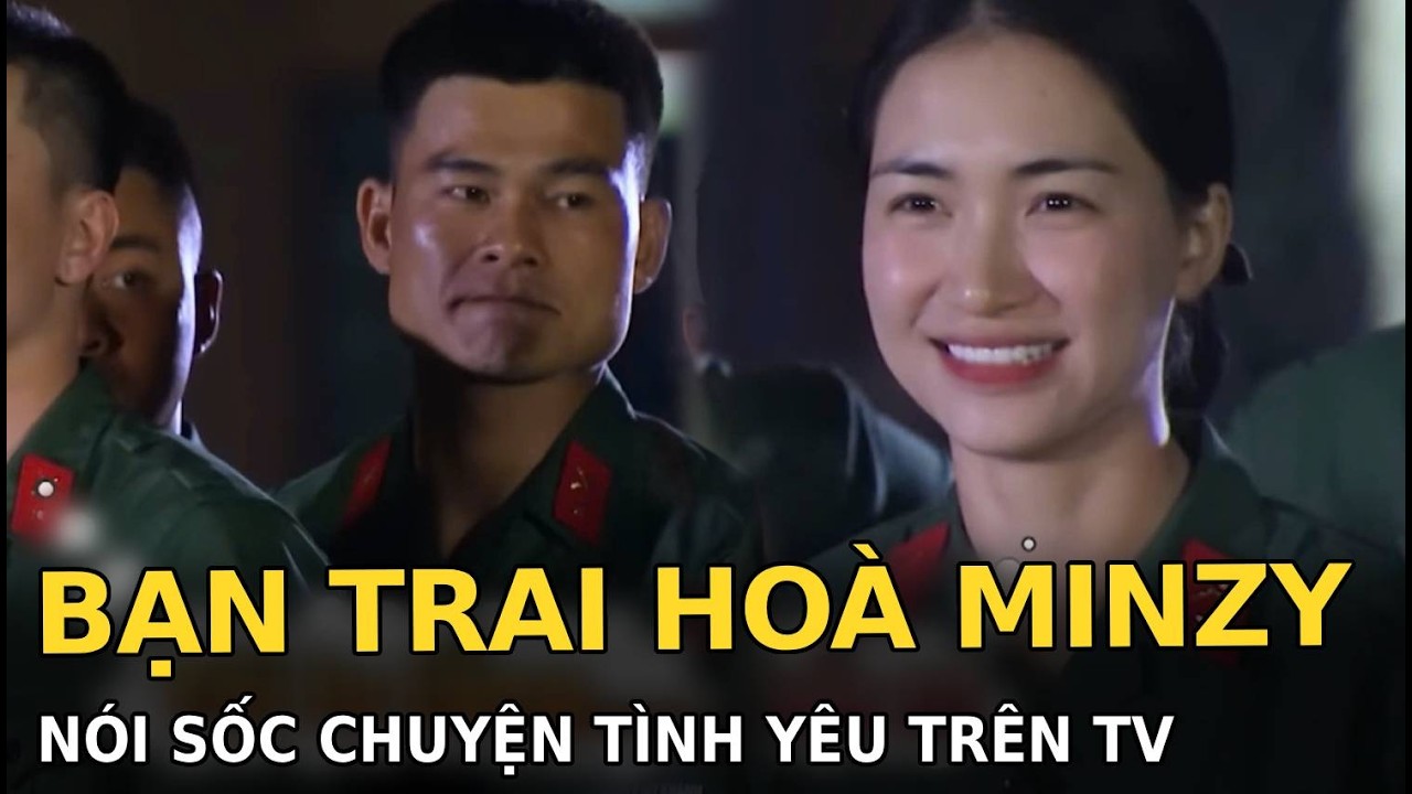 Bạn trai H&ograve;a Minzy n&oacute;i sốc chuyện t&igrave;nh y&ecirc;u tr&ecirc;n TV