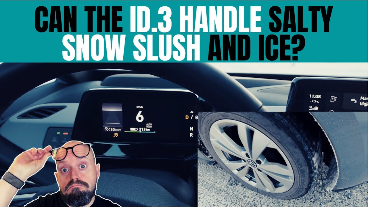 How does the ID.3 handle snow on ice in -9? | Ep 30
