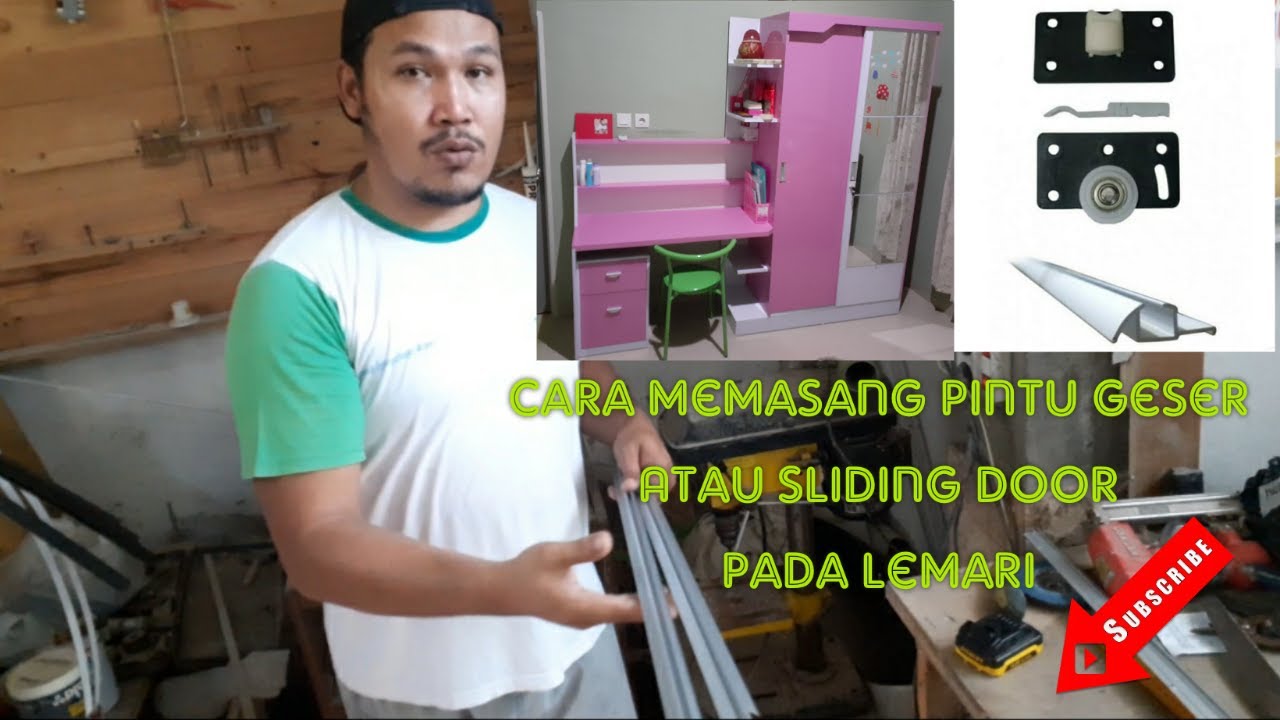 Cara Memasang Pintu Geser Atau Sliding Door Pada Lemari