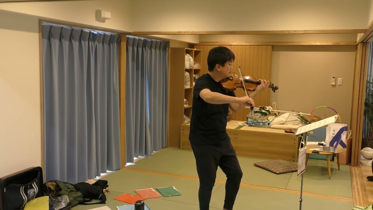 20251222 路上のヴァイオリン弾き 安藤善一：G線上のアリア（J S バッハ） 生協ケアホーム大井