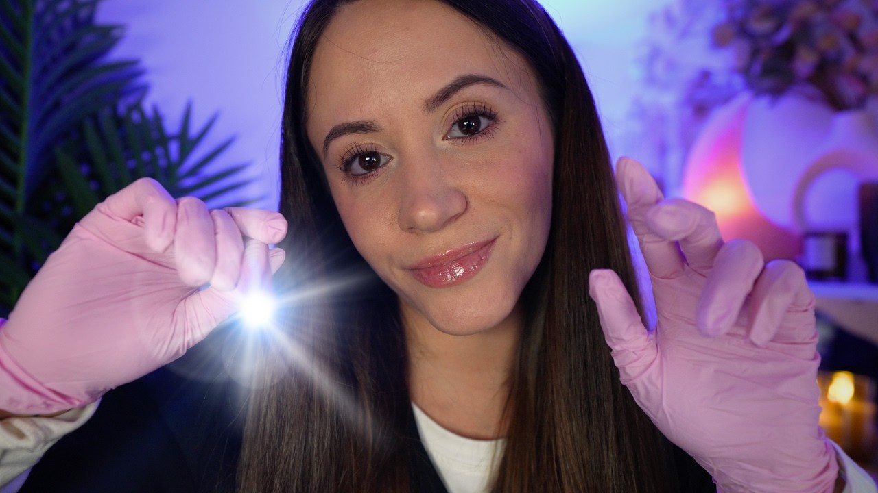 1 Hour Relaxing ASMR Medical Exam (detailed exam)