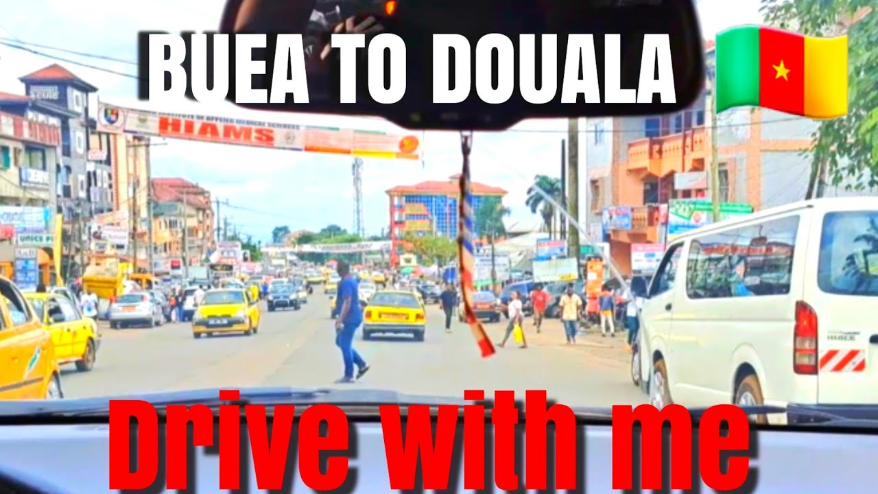Drive from BUEA to DOUALA 🇨🇲 | Full Drive through Buea to Douala 2022.
