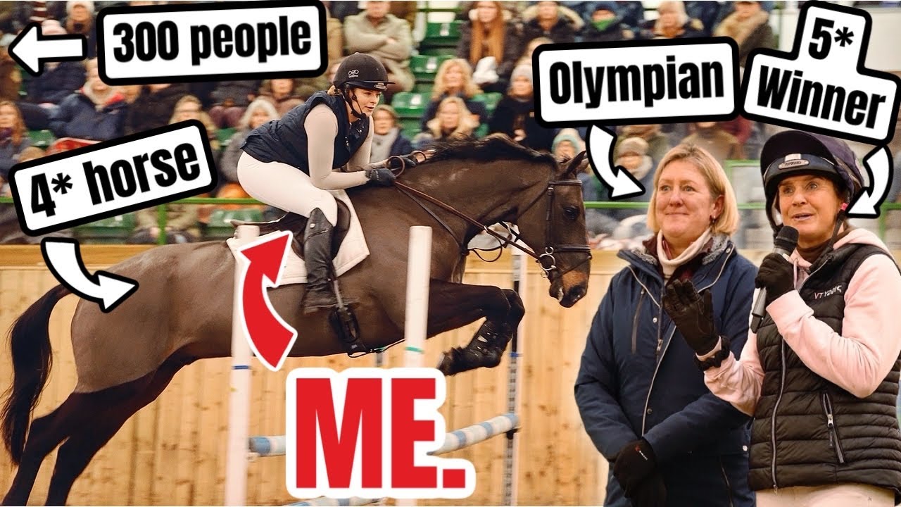 Horse I've NEVER ridden before + 300 people watching 😱