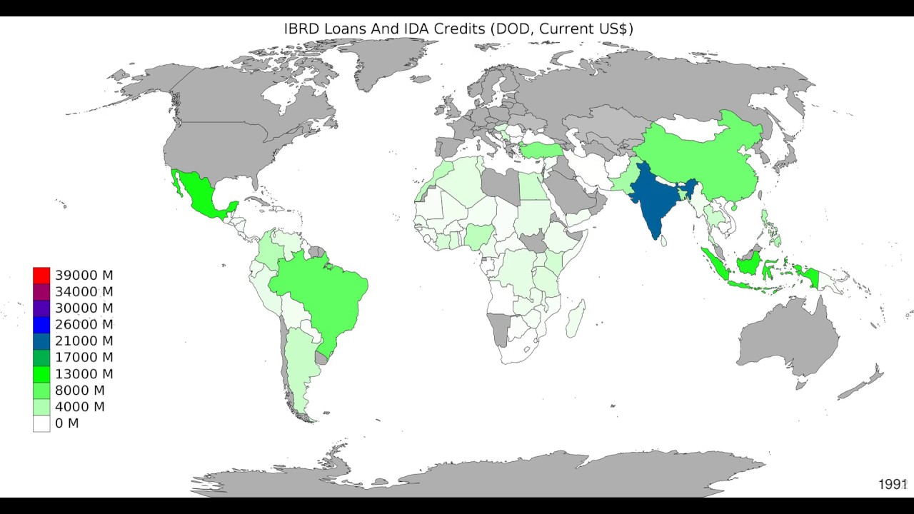 World - Ibrd Loans And Ida Credits - Time Lapse