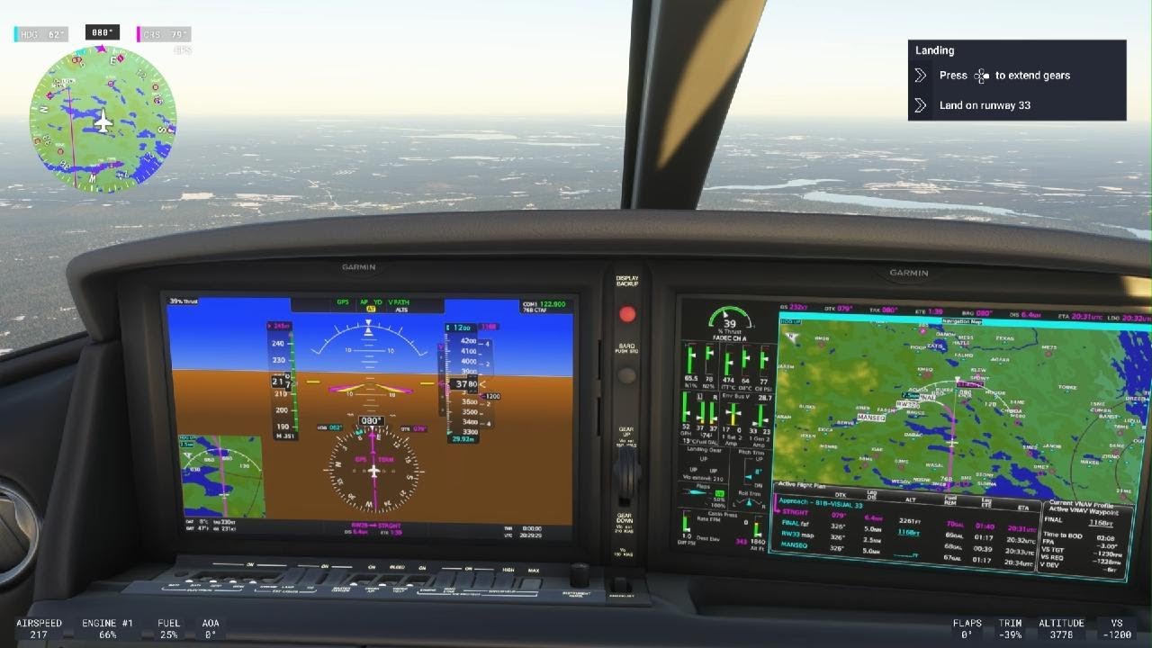 MSFS24 Vision AutoPilot Departure to Final