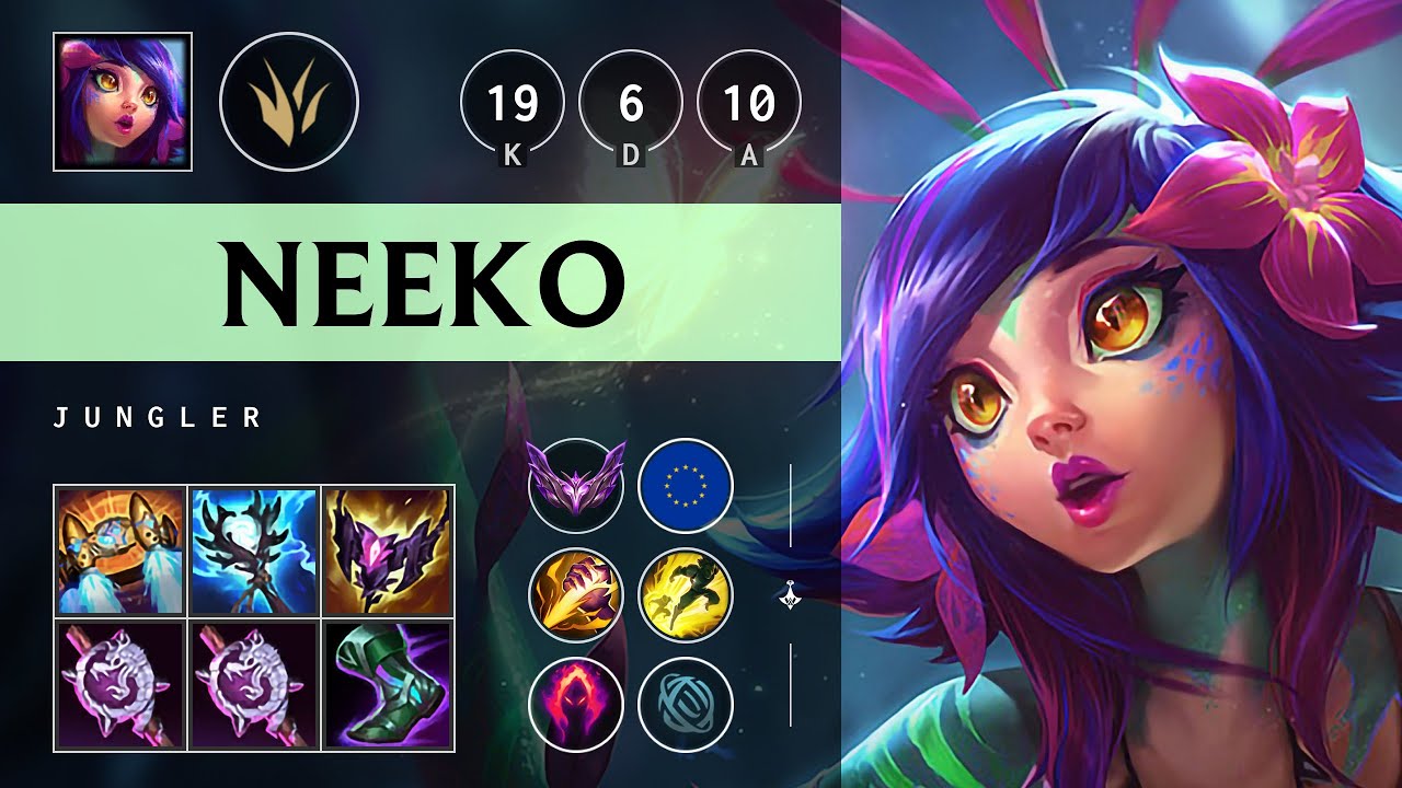 Neeko Jungle vs Xin Zhao: Rampage - EUW Master Patch 14.24