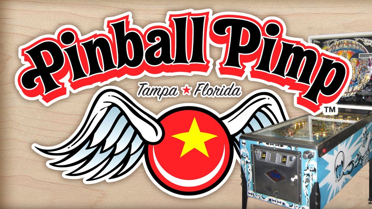 Pinball Pimp Stencils applied to Virtual Pinball cabinet