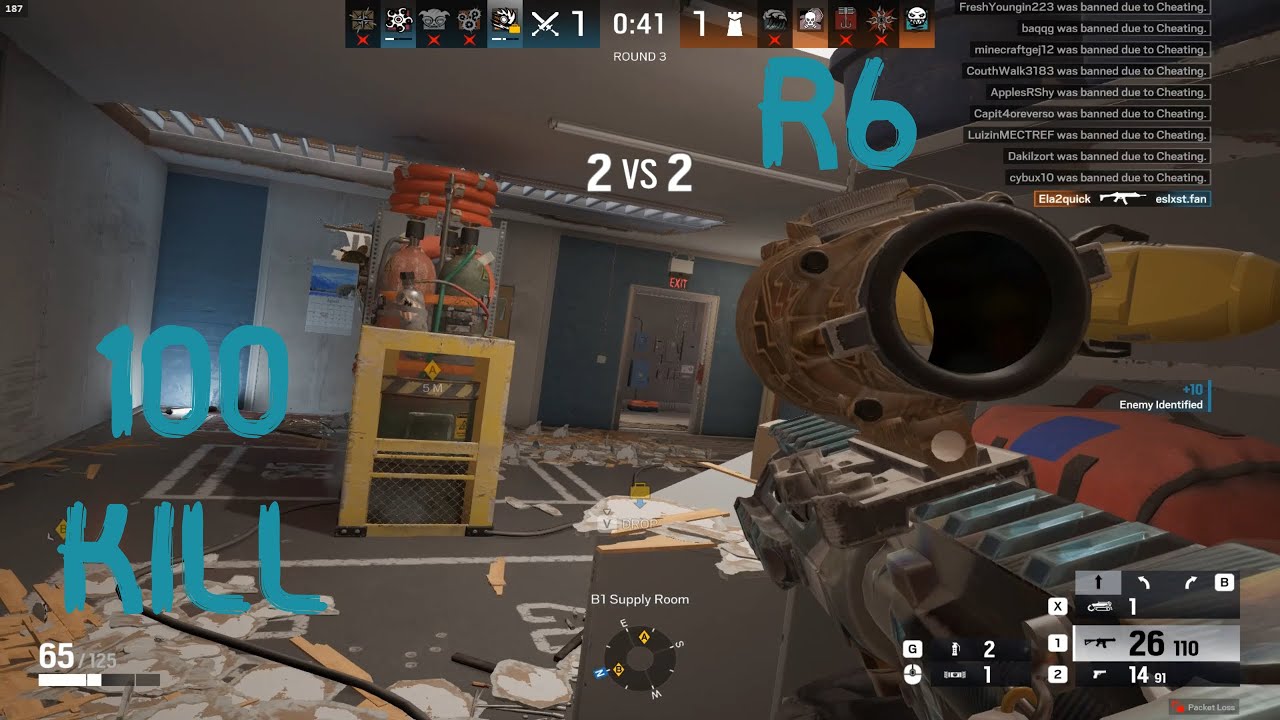 RAINBOW SIX SIEGE X : 100 KILLS ! #206