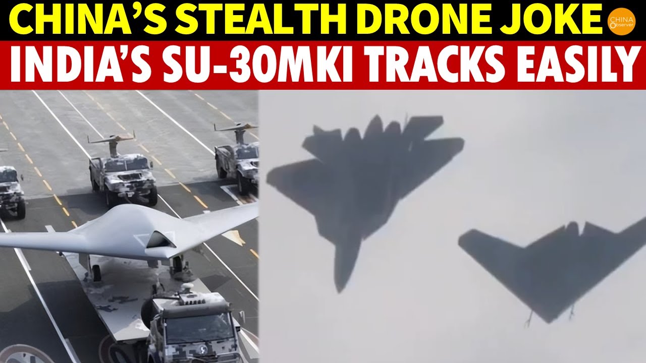 China&rsquo;s Advanced Stealth Drone GJ-11 Is a Joke, Easily Tracked by Indias Su-30MKI
