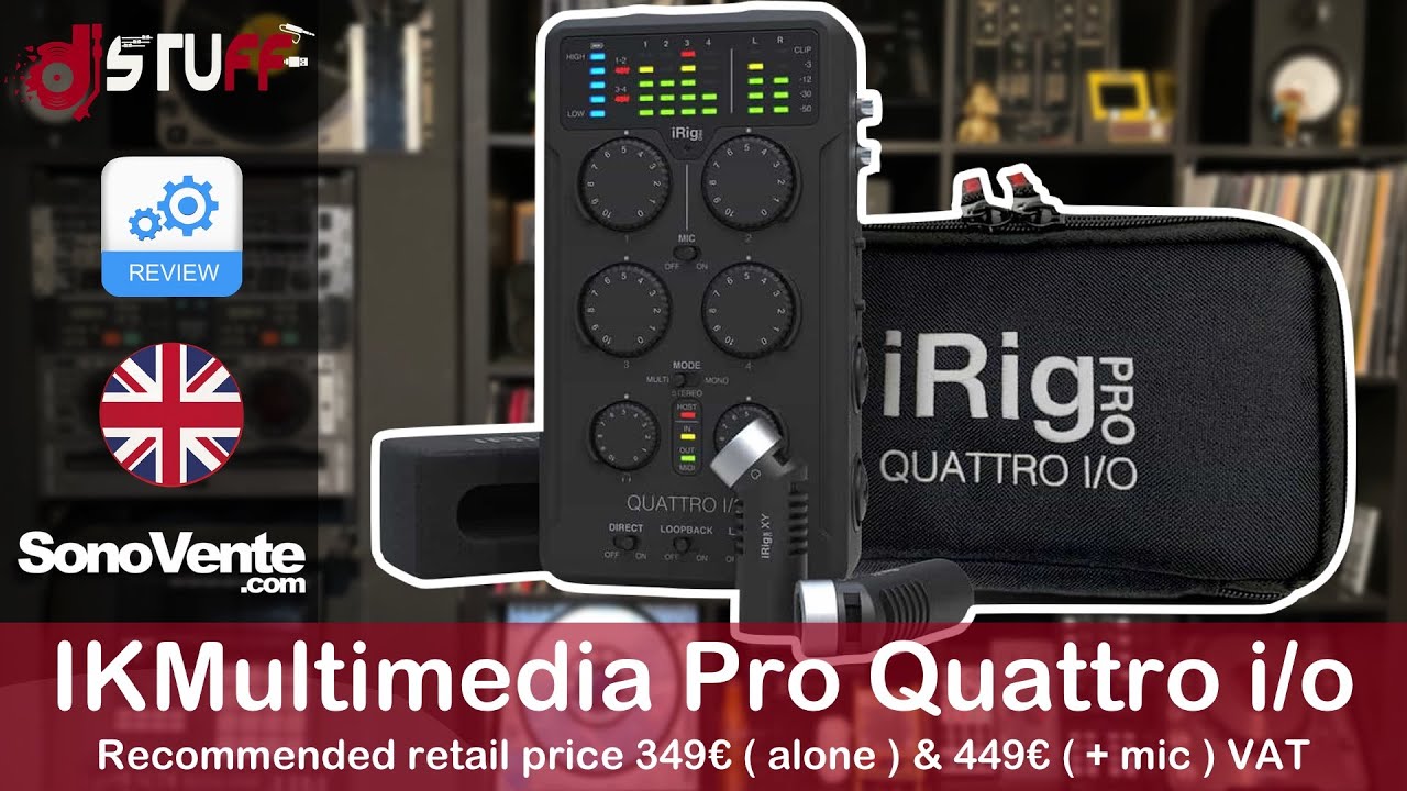 IKMultimedia irig pro quattro i/o 🇬🇧