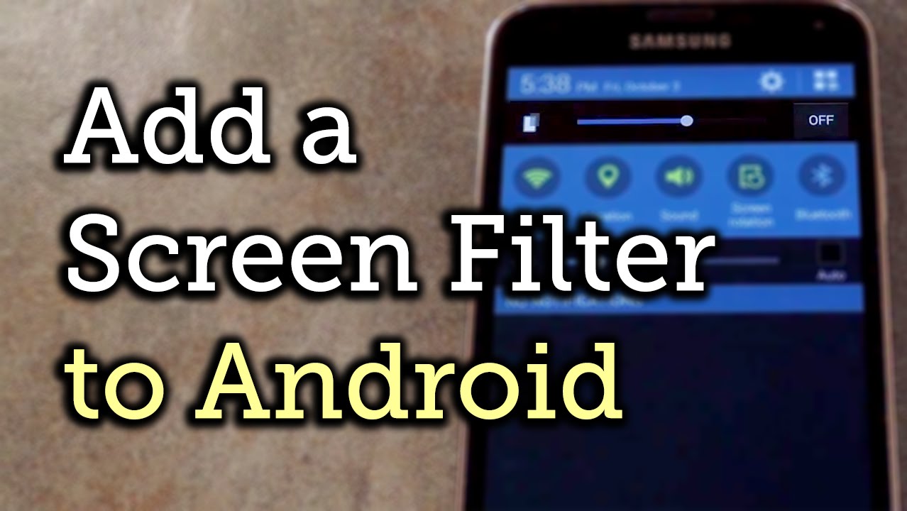 Reduce AMOLED Flicker & Lower Brightness Below the Minimum Value [How-To]