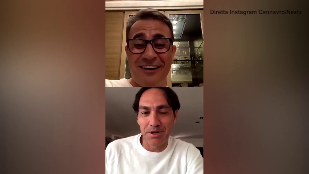 Cannavaro e Nesta, quante risate insieme tra ricordi e storie