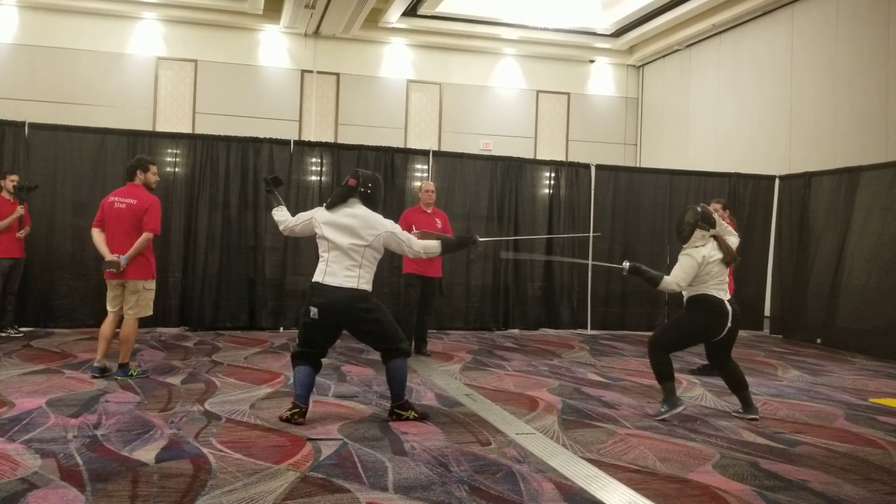 Second Bout Combat Con 2019 Classical Foil Fencing Tournament