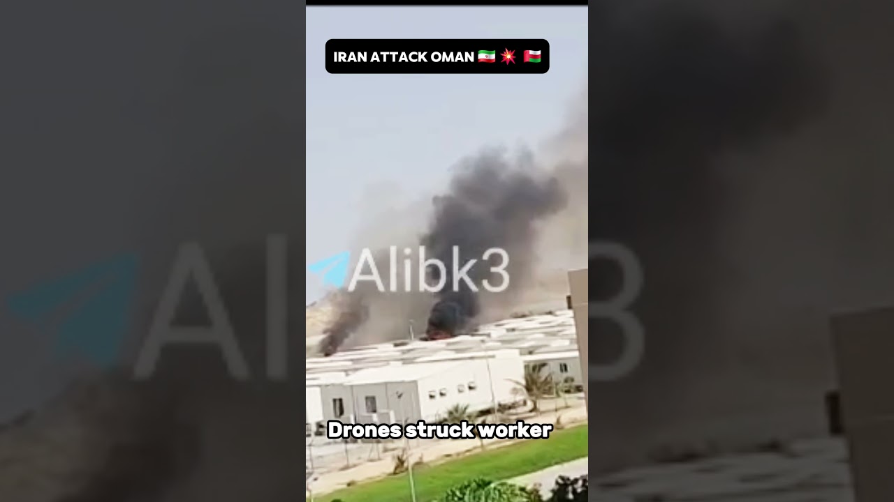 Iran STRIKES Oman! Drones Hit Port of Duqm in Unprecedented Attack 🔥 #IranStrike #iranisraelwar