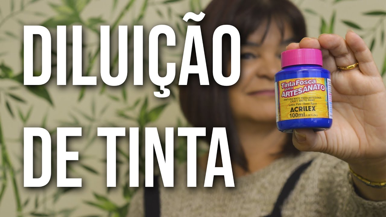 Aprenda a DILUIR sua TINTA Corretamente!!