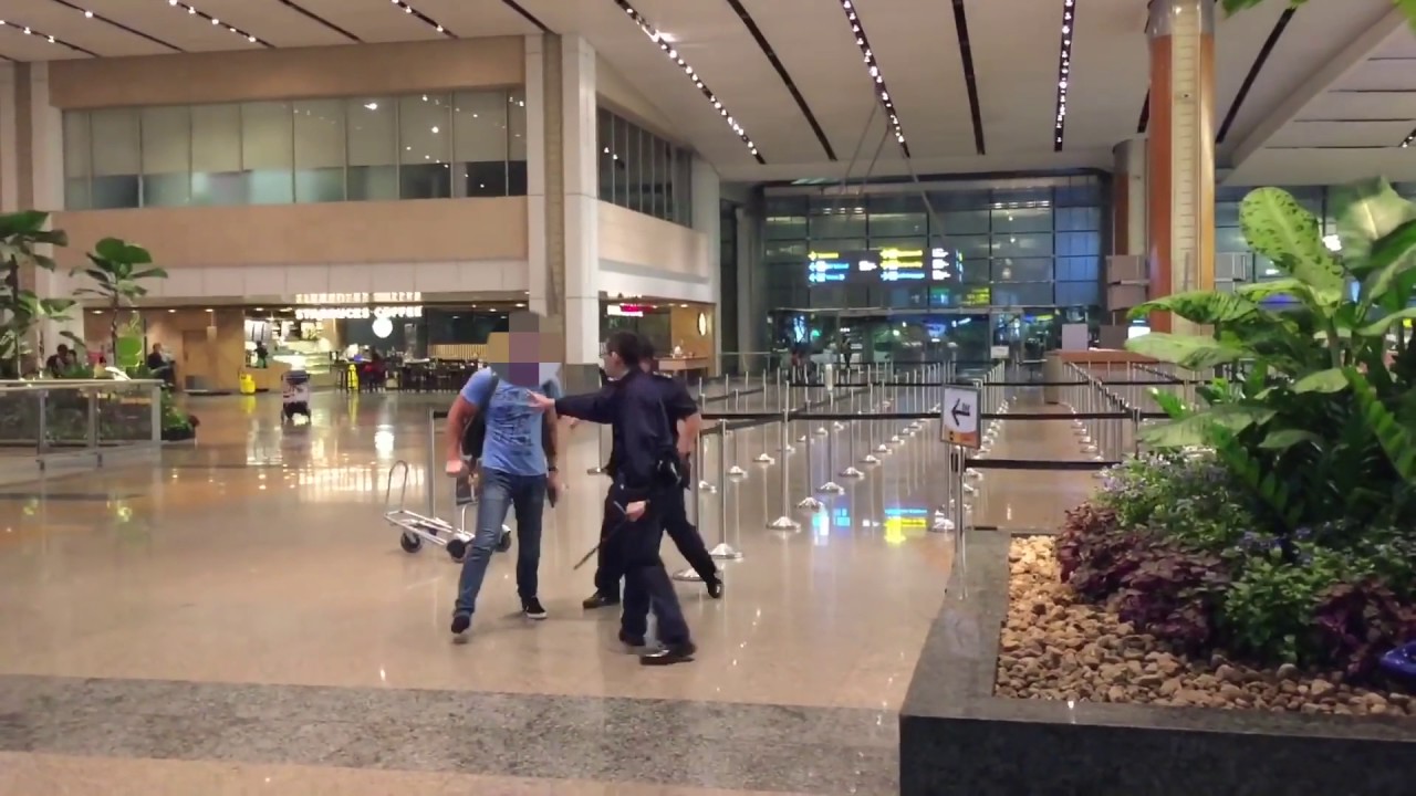 Australian Man Brawls With Authorities at Singapore Changi Airport