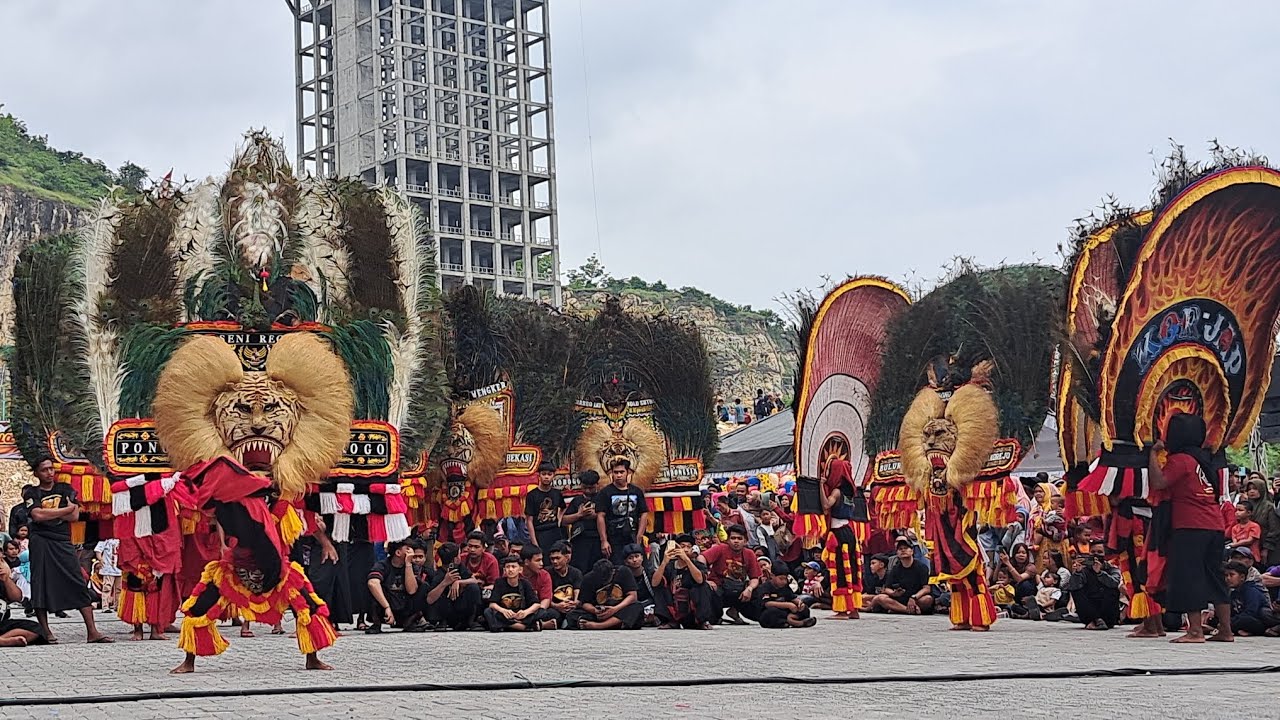 HEBAT BANGET.!! FULL ATRAKSI REOG TERBESAR DI DUNIA GEGERKAN SAMPUNG