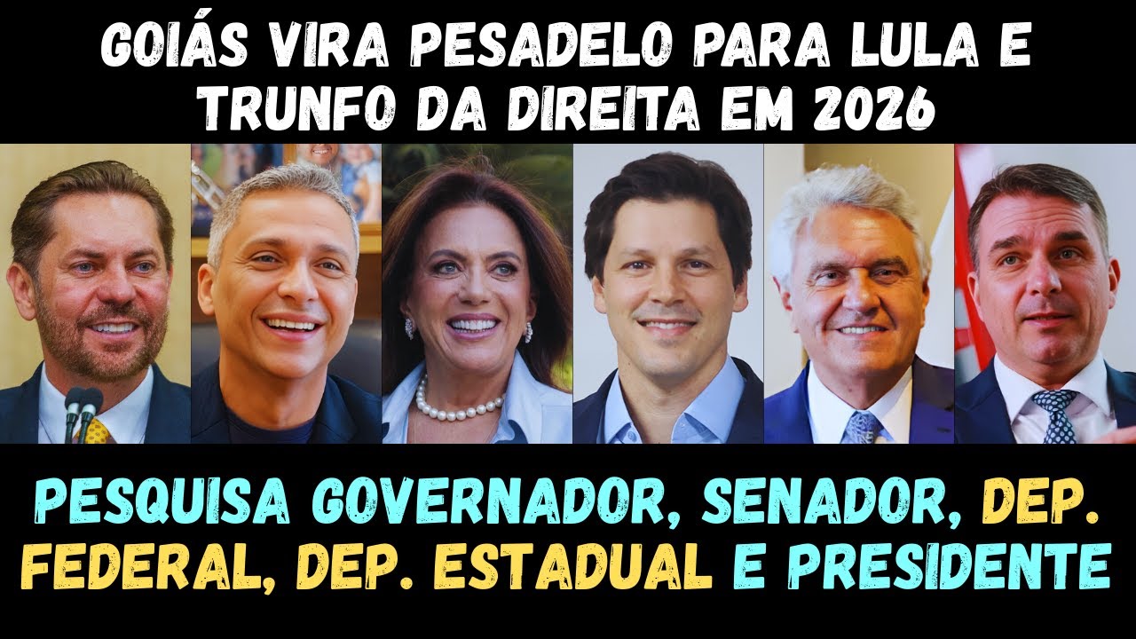 Caiado, Bolsonaro e o futuro de Goiás: os números que ninguém pode ignorar