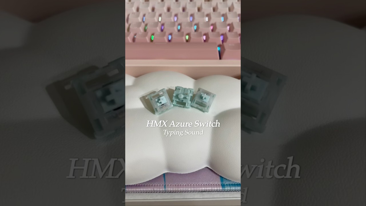 HMX Azure 타건 #keyboardasmr #mechanicalkeyboard #typing #typingsounds #keyboardasmr #기계식키보드 #키보드스위치