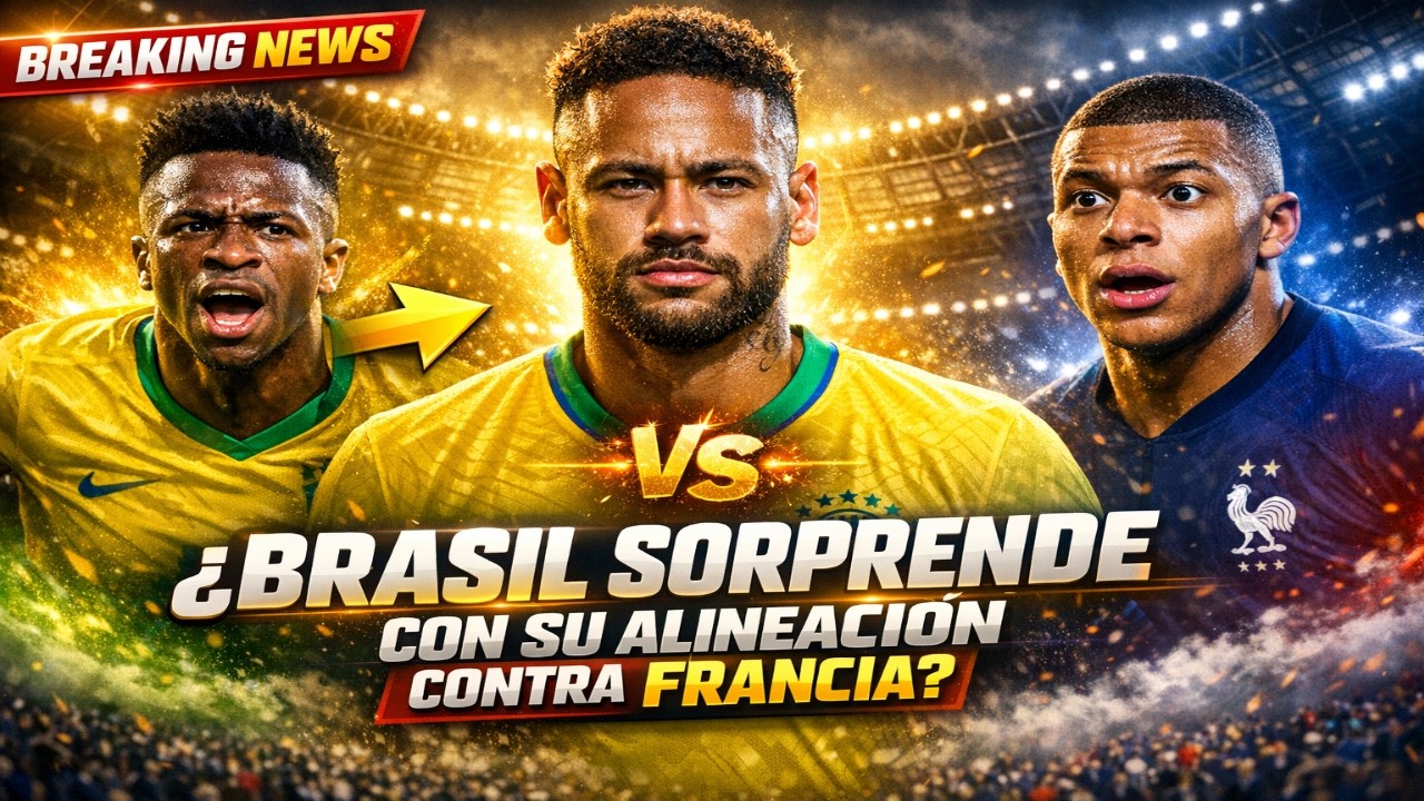 ¿Brasil prepara una alineación de miedo contra Francia? 😱 ¿Quiénes jugarán?