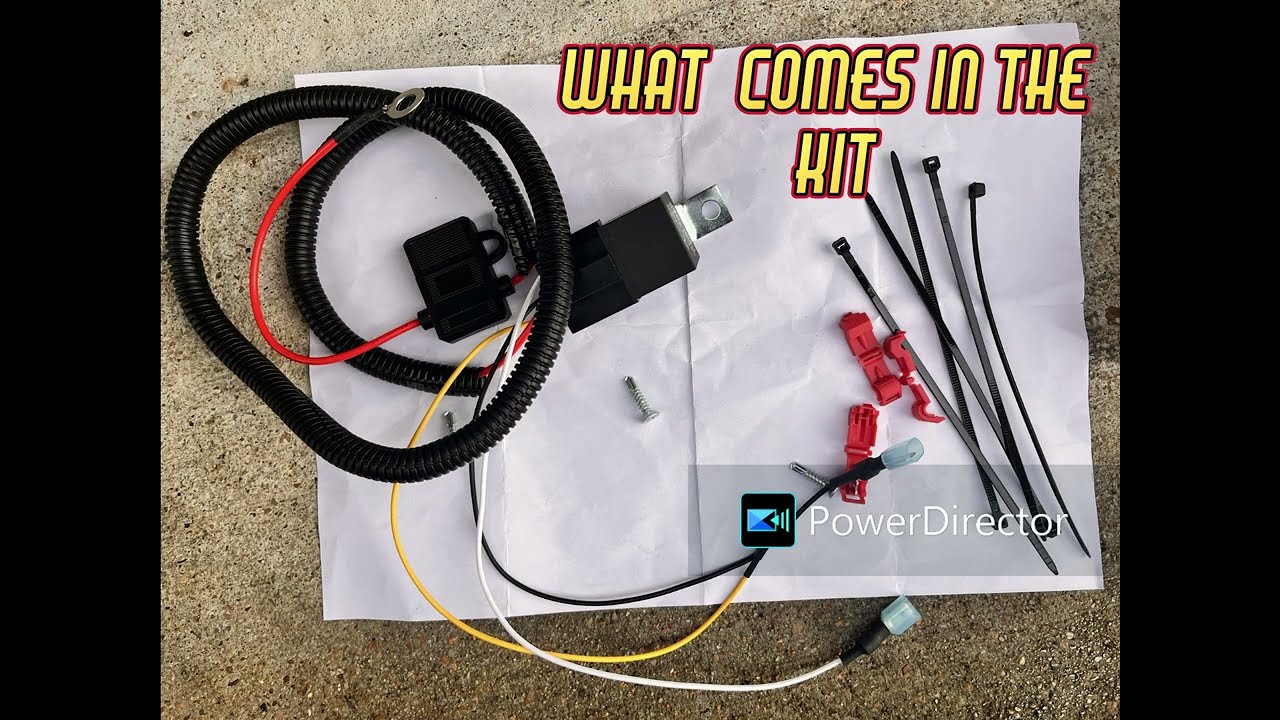 OBS 4 High, high beam relay install