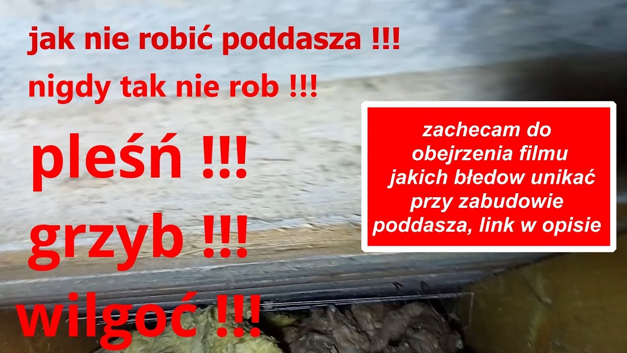 nigdy tak nie rób poddasza !!! #najwiekszy błąd #czytaj komentarze