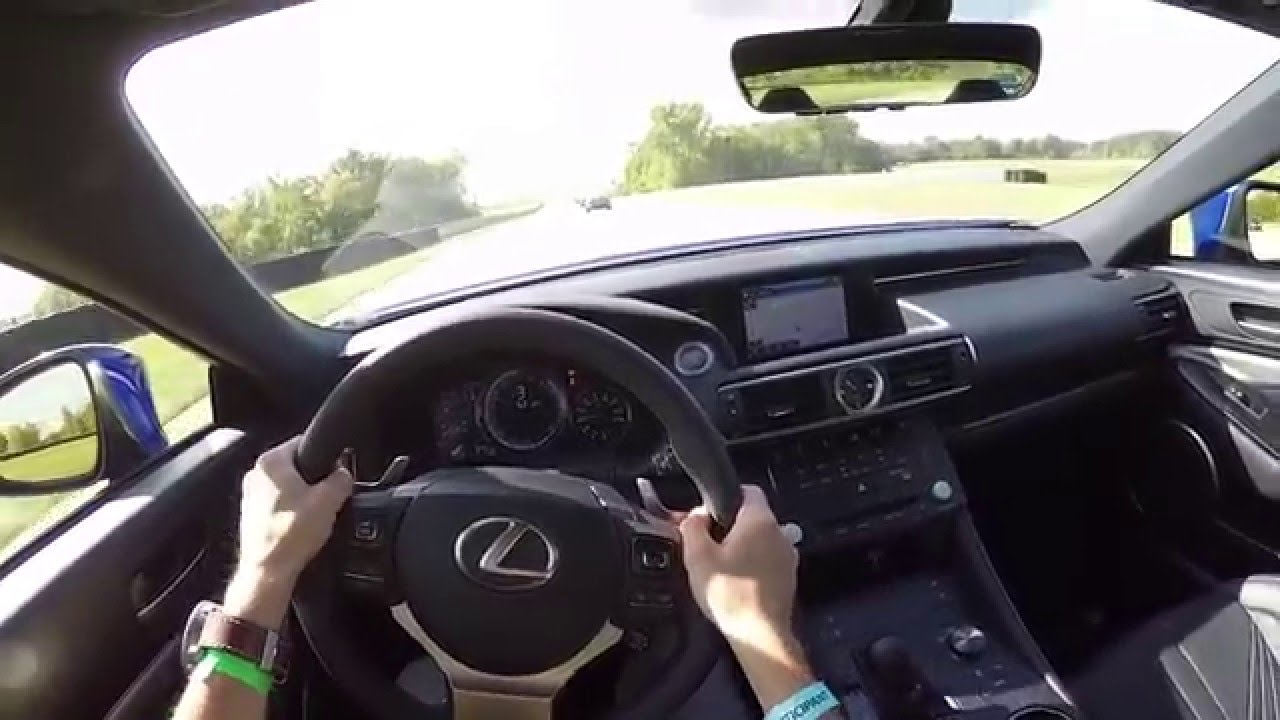 2015 Lexus RC F - POV Lead/Follow Laps at Autobahn Country Club