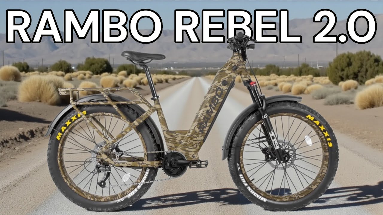 Электровелосипед Rambo Rebel 2.0 | Забираем его и совершаем первую поездку!