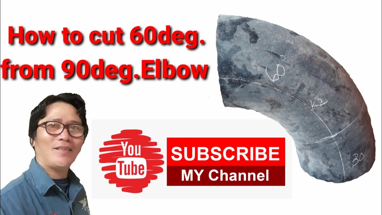 HOW TO CUT 90 DEGREE ELBOW TO 60 DEGREE