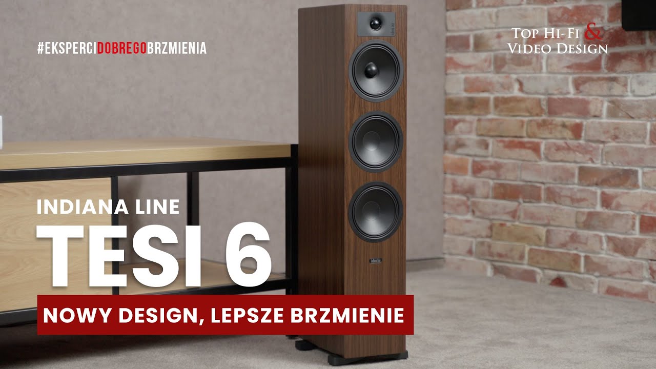 Indiana Line Tesi 6 – nowy design, lepsze brzmienie | prezentacja i recenzja Top Hi-Fi