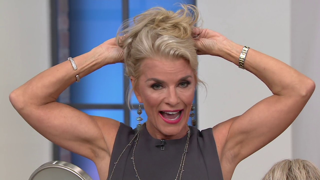 Toni Brattin Swirl Curl CanDo Combs Hairpiece on QVC