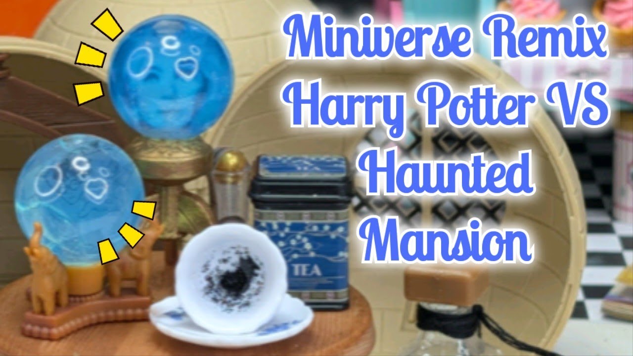 New! Remix Harry Potter & Disney Haunted Mansion Crystal Ball Miniverse Miniatures Madame Leota