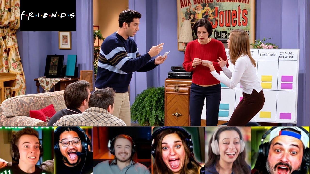 Reactors React to the Hilarious FRIENDS Quiz & Apartment Swap 😂 | FRIENDS #friends 