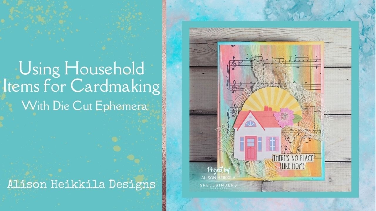 Using Household Items for Cardmaking
