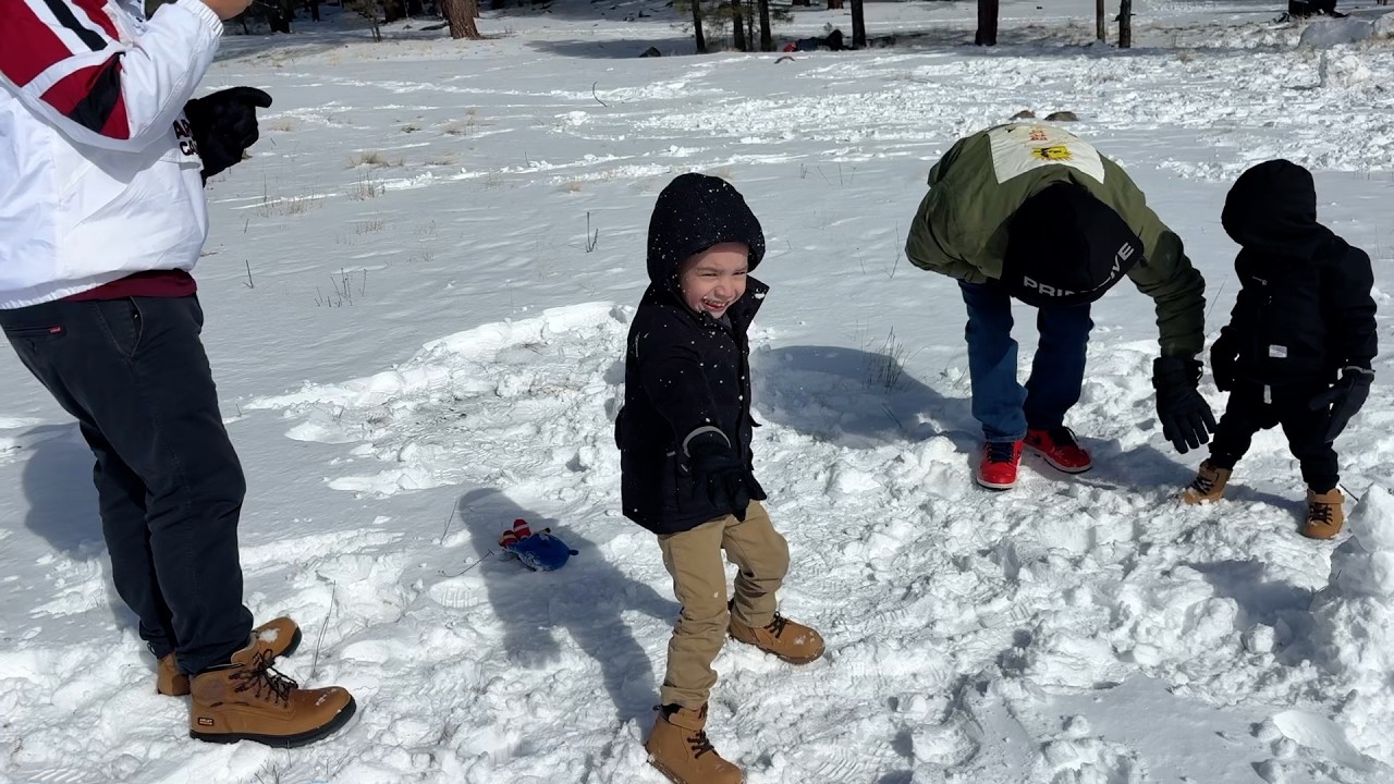 we went to the snow!