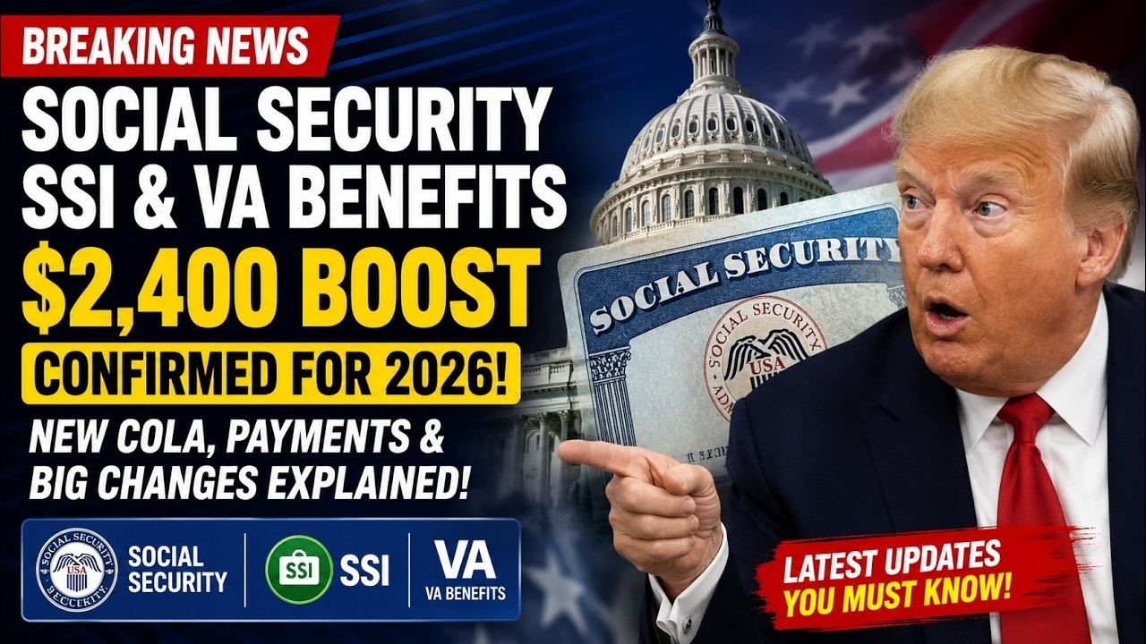 💰 SSA, SSI   VA Benefits UPDATE 2026   $2,400 Boost Explained + New COLA Facts