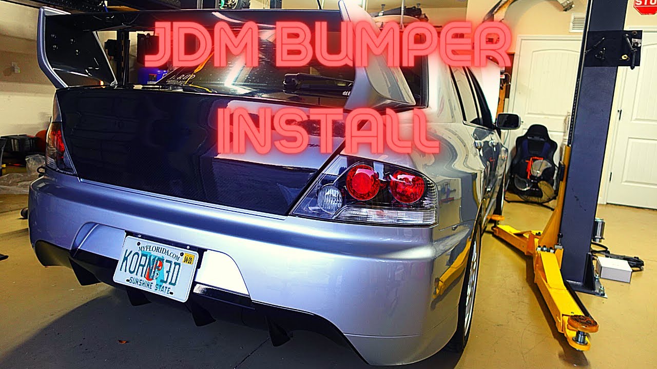 New JDM Bumper Install | Evo 8