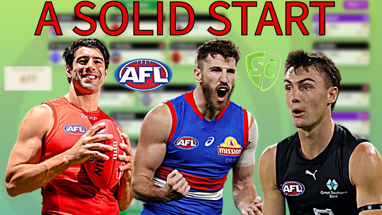 MY AFL SuperCoach Round 1 Review