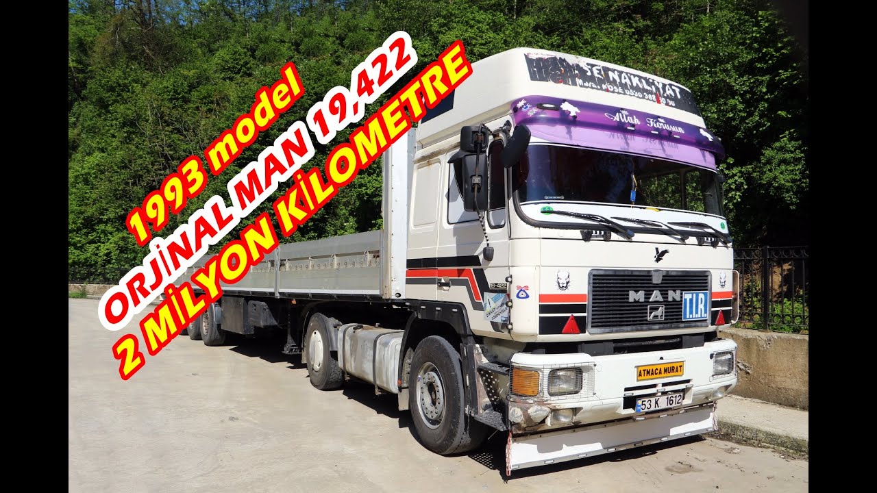 ORJİNAL 1993 MODEL MAN 19.422 SILENT / SÜRÜŞ TESTİM /