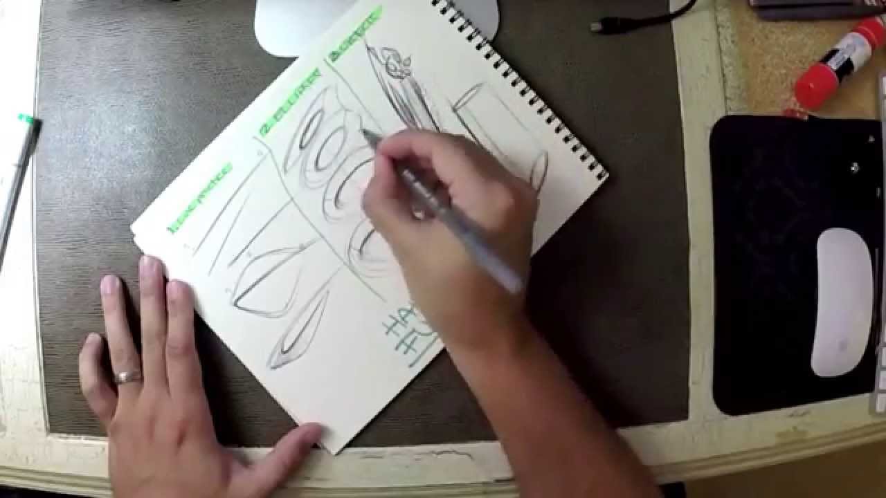Industrial design sketching - Quick BiC pen exercises