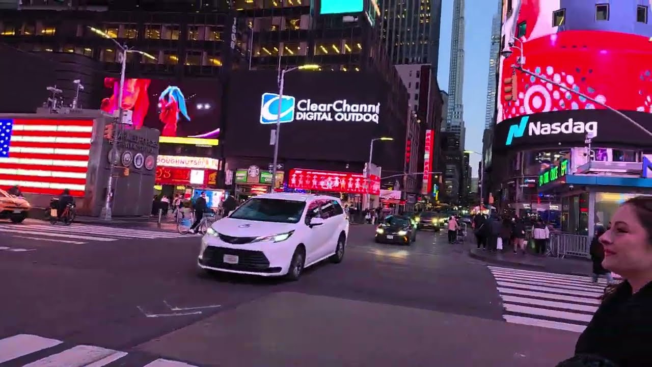 NYC Views Walking around 42nd Street and Times Square. 