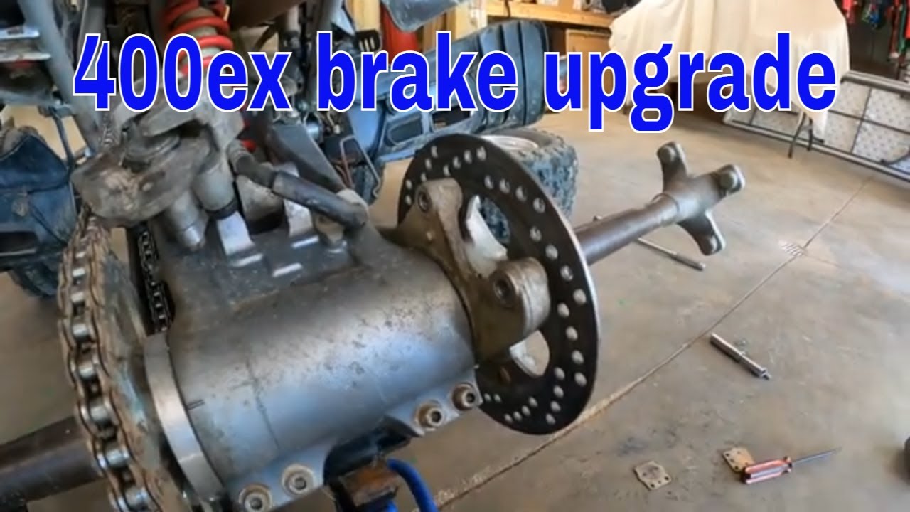 How to replace rear brakes on a 400ex