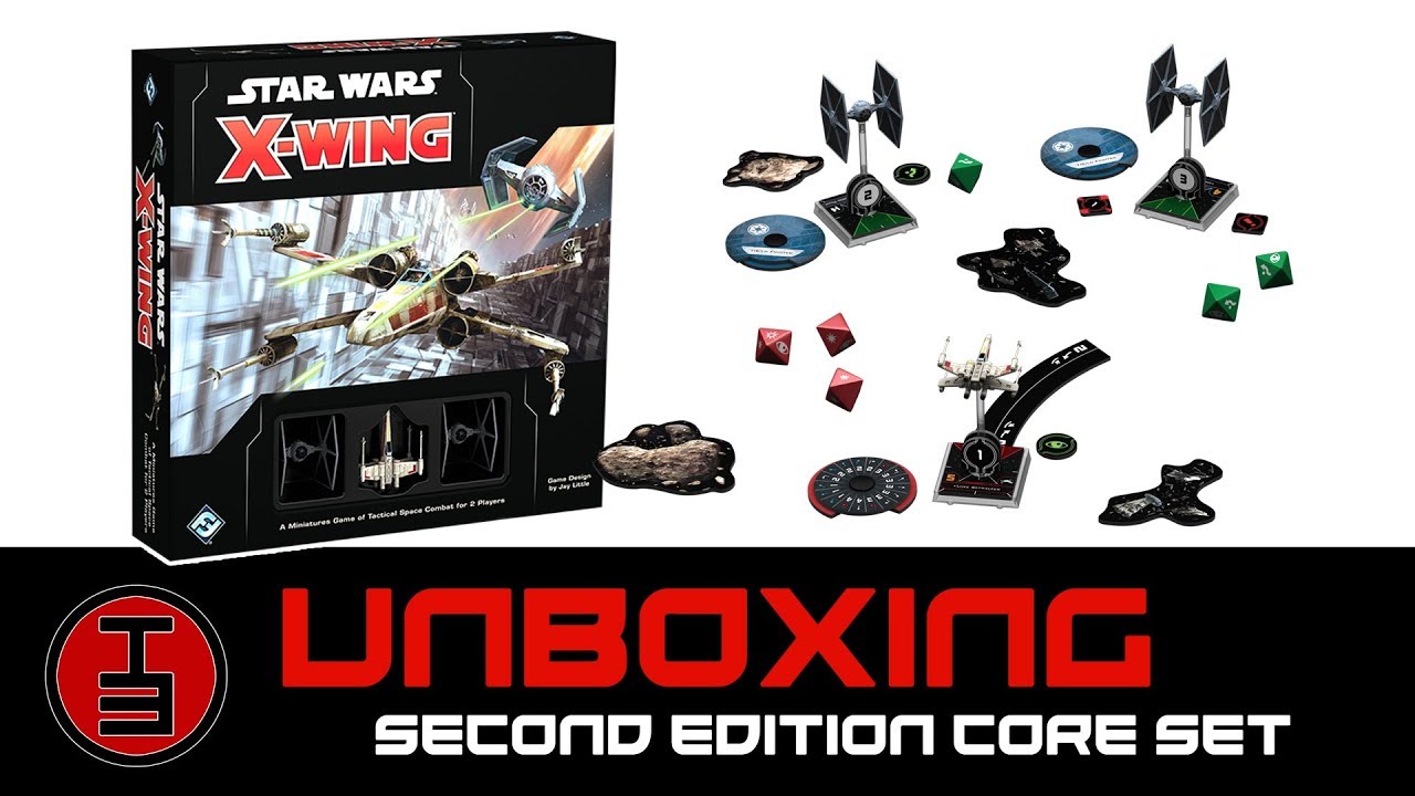 Star Wars X-Wing Second Edition 2.0 Core Set Unboxing & Review