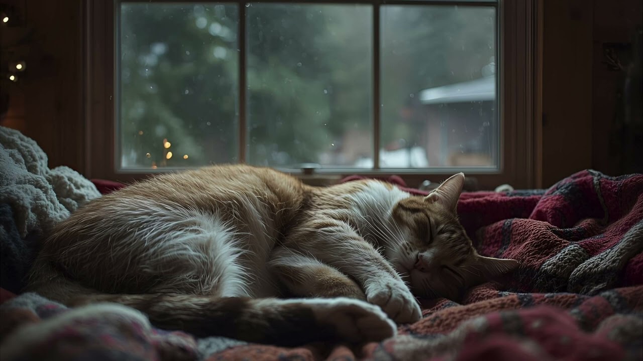 🐾💤 you and your cat fall asleep to head scratching asmr ✨ soft purrs ✨