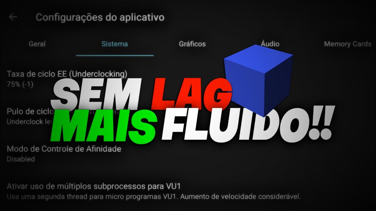 MELHOR CONFIGURAÇÃO PARA O AETHERSX2!! SEM LAG + OPÇÃO EXTRA