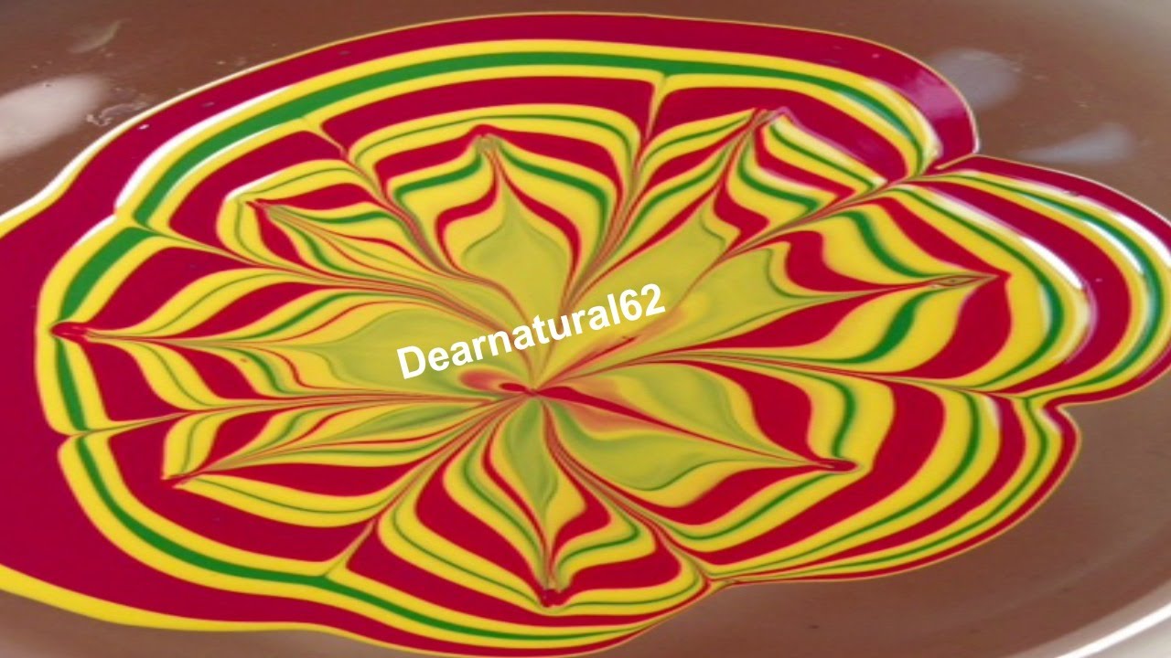 NAIL ART WATER MARBLE | Dearnatural62