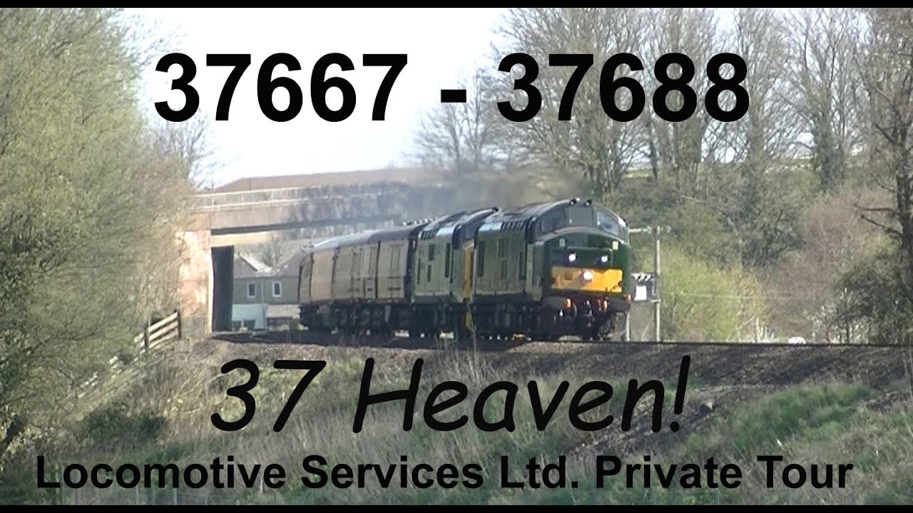 Class 37 Double Header Special - 37667 & 37688 - Locomotive Services Ltd Private Tour