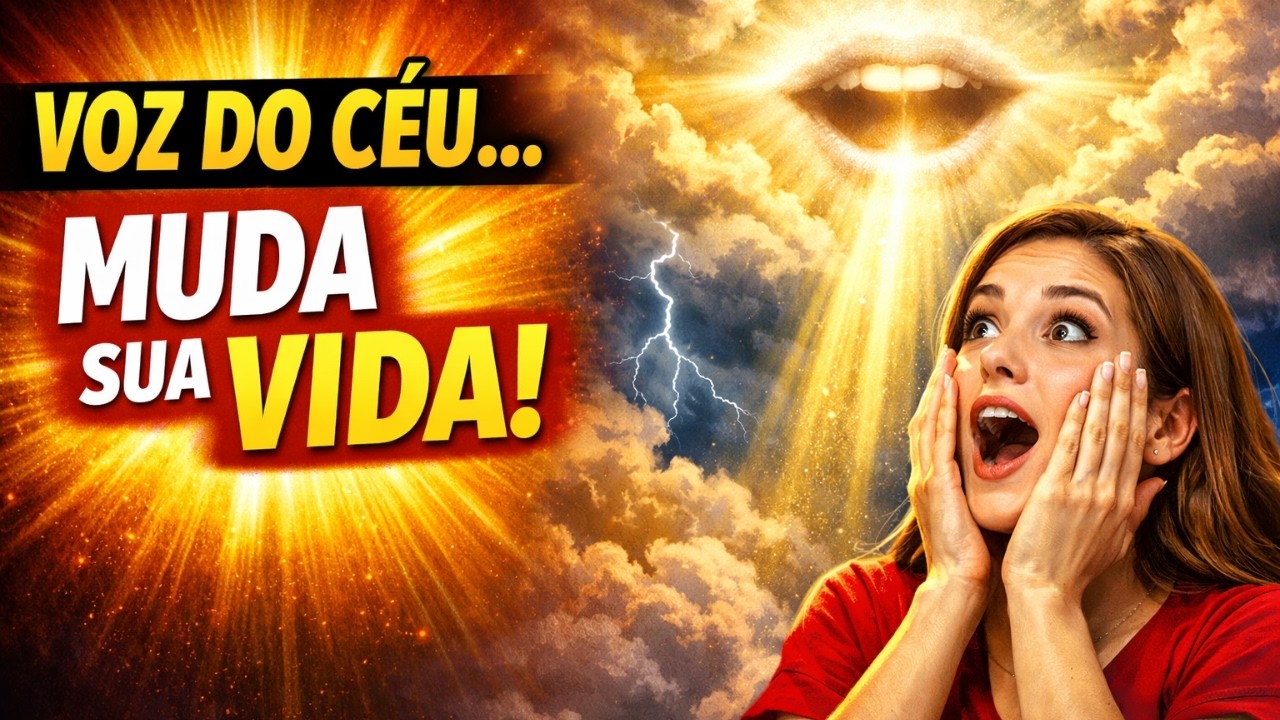 Uma voz do céu está mudando o rumo da tua história
