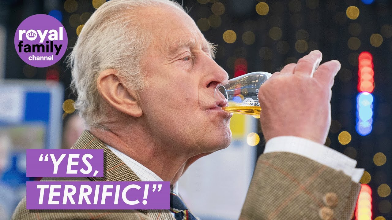 King Tastes 'Terrific' Award-Winning Whisky in Scotland